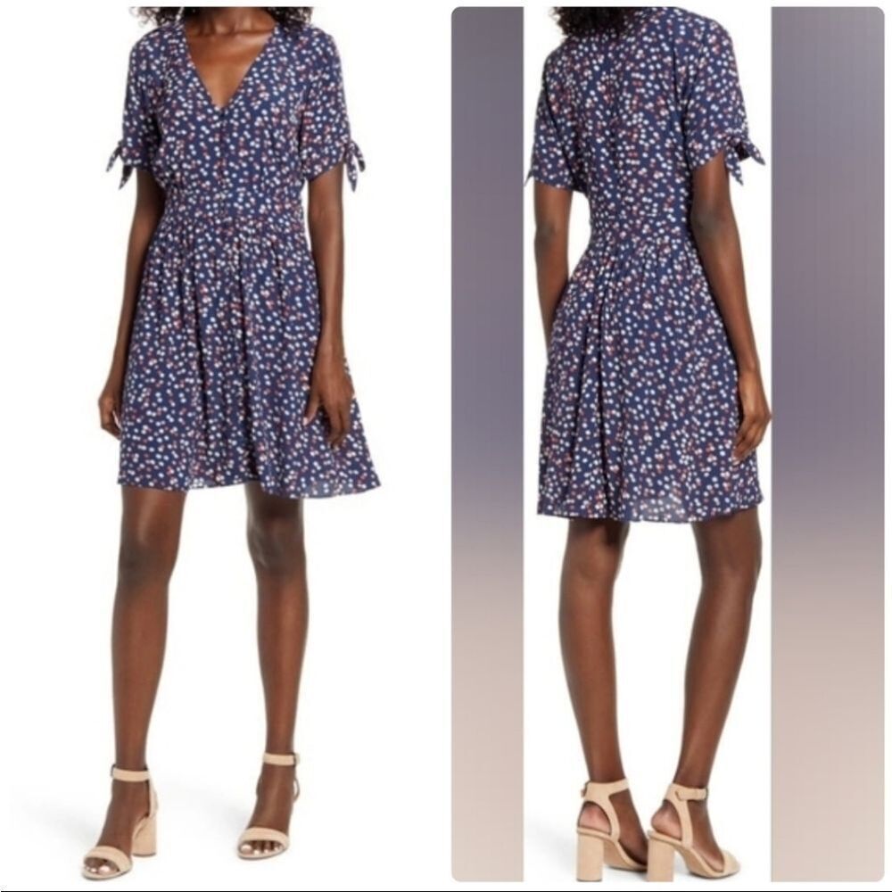 Madewell Floral Mini Dress Size 4